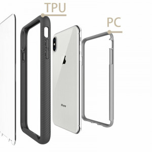 [Pachet 360°] Husa + Folie iPhone 13 mini, Techsuit Defense - Negru - Img 2