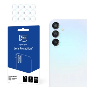 [Pachet 4x] Folie camera pentru Samsung Galaxy A15 5G, 3mk Lens Protection, Transparenta