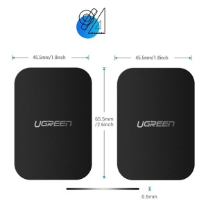 Placute Metalice pentru Telefon, Ugreen LP123 (50869), Negru - Img 6
