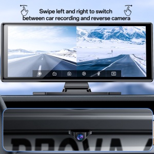 Radio auto wireless, CarPlay si Android Auto, Ecran 10.26 inch, Camera 4K, Yesido, Negru - Img 6