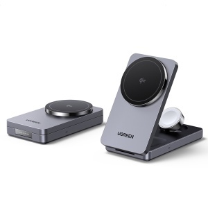 Statie Alimentare, 25W, Incarcator Priza, Ugreen W707, Gri