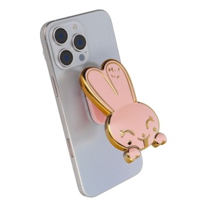 Suport Adeziv Universal Iepuras, Ideal pentru Vizionare Video, 9x6 cm, SKDR, Roz - Img 3