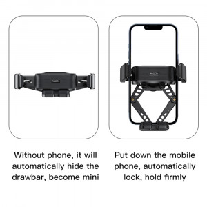 Suport Auto Grila Ventilatie - Yesido Gravity Holder - Negru - Img 5
