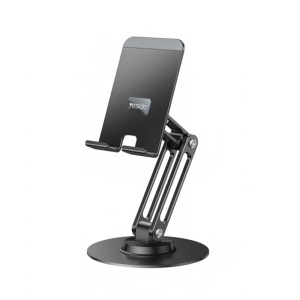 Suport de birou telefon, Pliabil, Aluminiu, 4.7 - 7.2 inch, Yesido, Argintiu