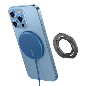 Suport Inel Telefon, Baseus Halo Series Foldable - Gri - Img 6