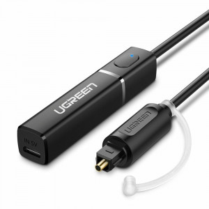 Transmitator Audio Toslink la Bluetooth, Ugreen, Negru - Img 1