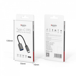 Adaptor cablu Type-C la USB 3.0, 5Gbps, (GS01), Yesido - Negru - Img 7