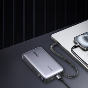 Baterie Externa cu Cablu Incorporat, USB, Type-C, 20000mAh, 145W- Ugreen PB551 - Gri - Img 6
