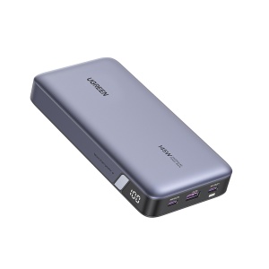 Baterie Externa cu Display Digital, USB, 2x Type-C, 25000mAh, PD3.0, 145W, 5V/3A, Ugreen PB205 - Space Gray - Img 7