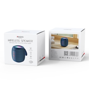 Boxa portabila Bluetooth, 5W, RGB, 1200mAh, Yesido, Negru - Img 7
