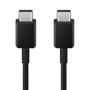 Cablu de Date Type-C la Type-C Fast Charging 3A, 1.8m - Samsung (EP-DX310JBE) - Black (Bulk Packing) - Img 1