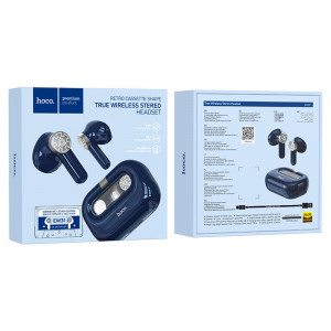 Casti Bluetooth True Wireless Stereo, Hoco Perfection (EW31) - Albastru - Img 7