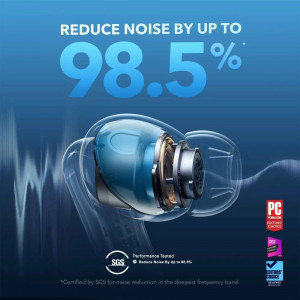Casti In-Ear Bluetooth 5.3, ANC 2.0, Hi-Res, LDAC, IPX4, Anker SoundCore Liberty 4 NC, (A3947G31) - Blue - Img 6
