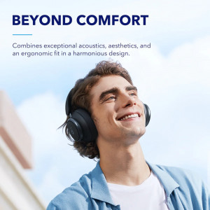Casti On-Ear Bluetooth 5.3, Noise Cancelling, USB-C - Anker Space Q45 (A3040G11) - Black - Img 4