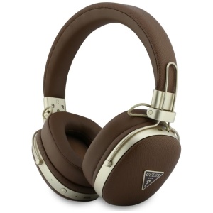 Casti Over-ear, BT, ENC - Guess Grained Triangle Logo (GUBHP72PGTCSW) - Brown
