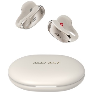 Casti OWS, Bluetooth 5.4, Bass, Microfon, Waterproof, 400mAh - Acefast Acefit SE (FA005) - Gold