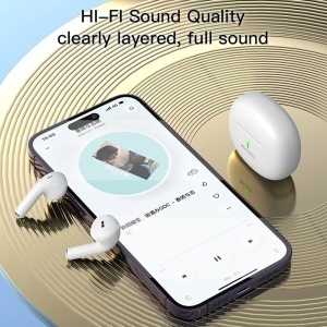 Casti wireless, Bluetooth v5.1, Half-in-ear, 220mAh, Yesido, Alb - Img 6