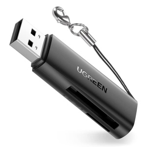 Cititor de Carduri, USB la SD/TF Card, 5Gbps, 512GB, Plug&Play, Ugreen CM264, Negru
