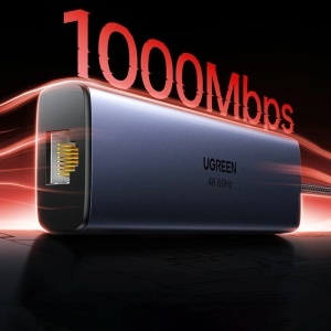 Docking Station USB-C, 6in1, 5Gbps, PD 3.0, 100W, 4K@60Hz, Ugreen CM512 - Gri - Img 3