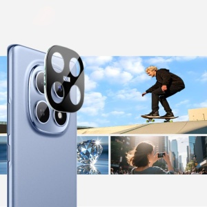 Folie camera pentru Xiaomi Redmi Note 15 5G / Poco M8 5G, SKYDDAR INNOVATION, Camera Glass Negru, set cu sticker  - Img 2