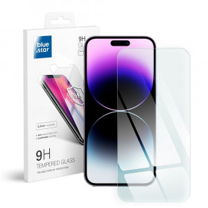Folie iPhone 14 Pro din sticla, Blue Star - Transparent