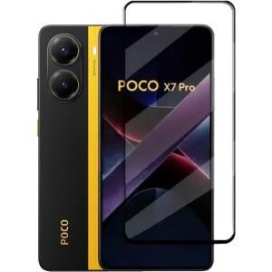 Folie pentru Xiaomi Poco X7 Pro, Sticla Securizata, Ultra HD, Protectie 9H, Montare Simplă, SKYDDAR 111D - Transparent