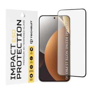 Folie pentru Xiaomi Redmi Note 15 Pro 5G, SKYDDAR INNOVATION, ESD Glass Anti Static, Ultra HD, set cu sticker, Transparent