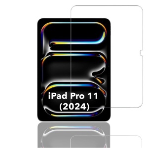 Folie sticla pentru iPad Pro 11 (2024), Claritate si Protectie Maxima, 0.33mm, Strat Oleofobic Anti-Amprenta, SKDR 3D Tab Glass Matte - Transparent