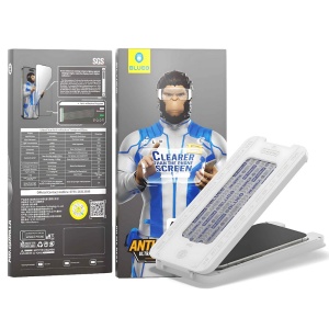 Folie sticla pentru iPhone 15 Pro, Claritate si Protectie Maxima, Anti-Reflective HD Glass cu Applicator, Negru