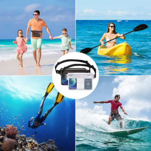 Geanta Universala pentru Accesorii, Waterproof, Techsuit - Negru - Img 6