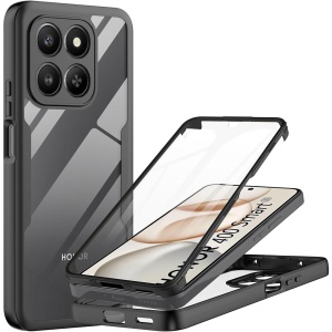 Husa 360° Honor 400 Smart / X7d 4G, SKYDDAR INNOVATION, [Pachet 360°] ColorVerse, set cu sticker, Negru