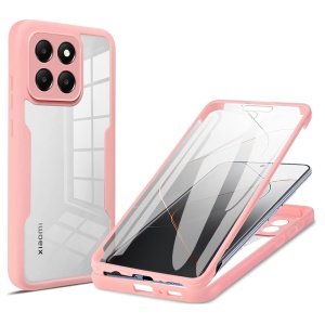 Husa 360° Xiaomi 14, SKYDDAR INNOVATION, [Pachet 360°] ColorVerse, set cu sticker, Roz