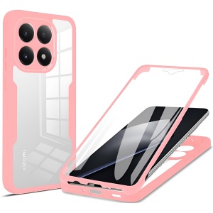 Husa 360° Xiaomi 15T, SKYDDAR INNOVATION, [Pachet 360°] ColorVerse, set cu sticker, Roz