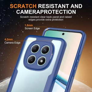 Husa 360° Xiaomi Redmi Note 15 4G / Redmi Note 15 5G, SKYDDAR INNOVATION, [Pachet 360°] ColorVerse, set cu sticker, Albastru - Img 2