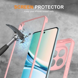 Husa 360° Xiaomi Redmi Note 15 4G, SKYDDAR INNOVATION, [Pachet 360°] ColorVerse, set cu sticker, Roz - Img 3