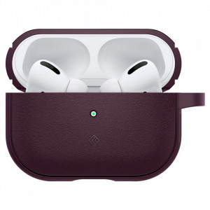 Husa Apple AirPods Pro, Spigen Caseology Vault - Burgundy