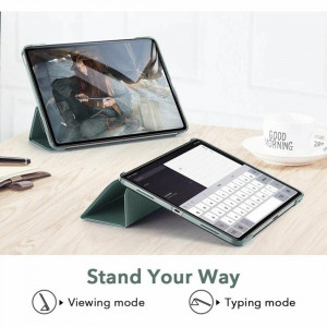 Husa flip iPad Air 4 / iPad Air 5, ESR Ascend Trifold - Forest Green - Img 5