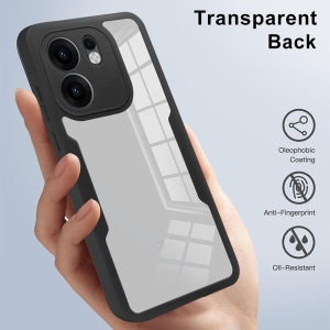 Husa + Folie pentru Oppo Reno13 F 4G / Reno13 F 5G / Reno13 FS 5G, SKYDDAR INNOVATION, [Pachet 360°] ColorVerse, Albastru, set cu sticker - Img 2