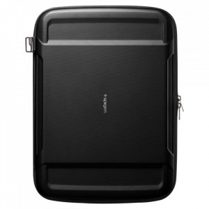 Husa laptop / tableta cu fermoar, dimensiune 13 - 14 inch, Spigen Rugged Armor - Negru - Img 3