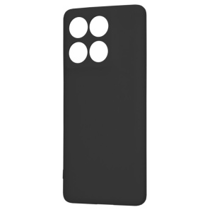 Husa Motorola Edge 60 Fusion din Silicon Catifelat, SoftElegance, set cu sticker, Negru - Img 4