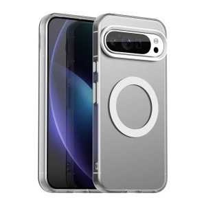 Husa pentru Google Pixel 10 / Pixel 10 Pro, MagSafe, Antisoc, set cu sticker, CandyCase, Alb