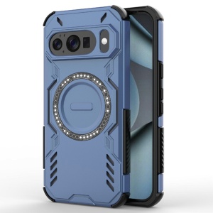 Husa pentru Google Pixel 10 / Pixel 10 Pro, SKYDDAR INOVATION, ArmorMag, Magsafe, set cu sticker, Albastru