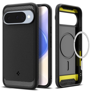 Husa pentru Google Pixel 10 / Pixel 10 Pro, Spigen Rugged Armor MagSafe, Negru