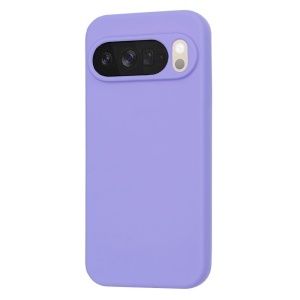 Husa pentru Google Pixel 10 Pro XL, SKYDDAR INNOVATION, din Silicon Catifelat, SoftElegance , Violet, set cu sticker  - Img 3