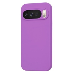 Husa pentru Google Pixel 10 Pro XL, SKYDDAR INNOVATION, din Silicon Catifelat, SoftElegance , Mov, set cu sticker  - Img 3