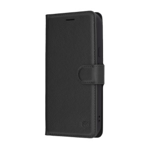 Husa pentru Google Pixel 10 Pro XL, SKYDDAR INNOVATION, Leather Wallet, tip Carte, cu Portofel Interior, Finisaje Premium, Negru, set cu sticker  - Img 4