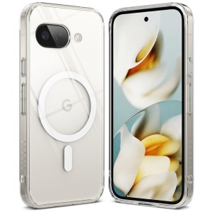 Husa pentru Google Pixel 9a, Ringke, Fusion MagSafe, Antisoc, Compatibila Incarcare Wireless, Transparenta