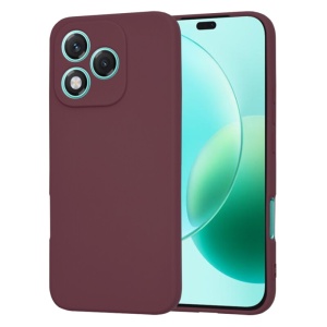 Husa pentru Honor 400 Lite, SKYDDAR INNOVATION, din Silicon Catifelat, SoftElegance , Bordo, set cu sticker