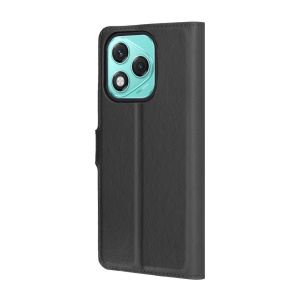 Husa pentru Honor 400 Lite, SKYDDAR INNOVATION, Leather Wallet, tip Carte, cu Portofel Interior, Finisaje Premium, Negru, set cu sticker - Img 5