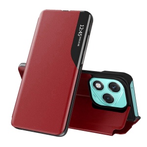 Husa pentru Honor 400 Lite, tip carte, set cu sticker, eFold, Rosu